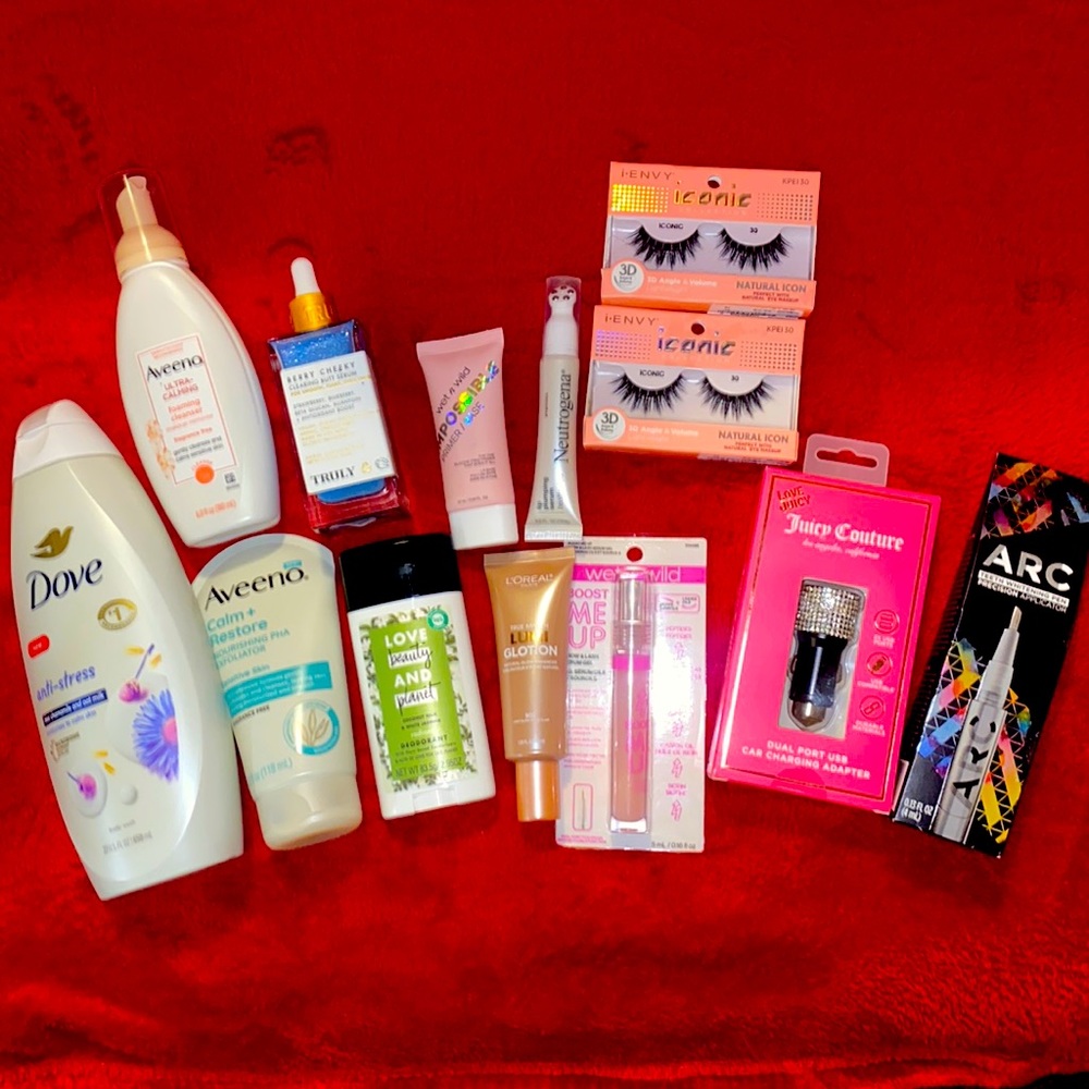 All brand new products, never used or opened.